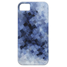 Bleu carré coque iPhone 5 Case-Mate