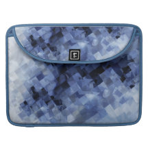 Bleu carré poche pour macbook pro