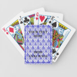 Bleu classique jeux de cartes