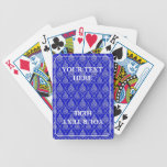 Bleu classique jeux de cartes