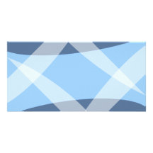 Bleu croisé de trappe photocarte customisée