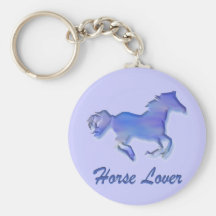 Bleu d'amant de cheval porte-clé