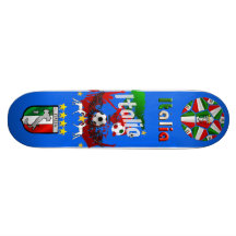 Bleu d'Azzurri, planche à roulettes de Calcio de b