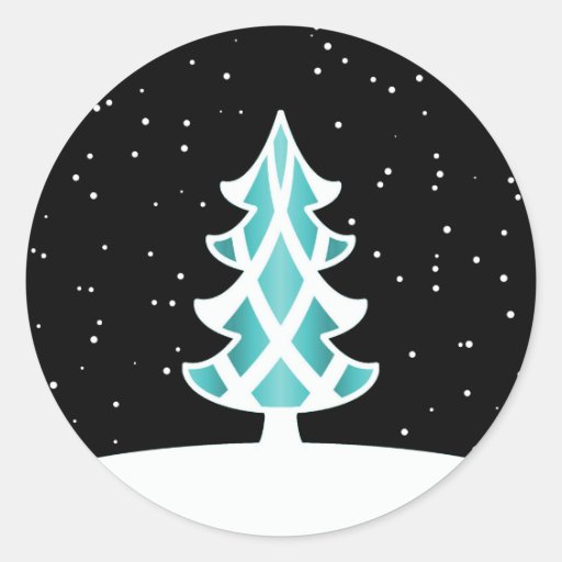 Bleu de ciel de Milou de rubans d'arbre de Noël Adhésifs Ronds