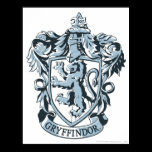 Bleu de crête de Gryffindor posters