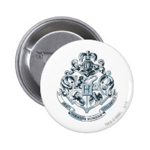 Bleu de crête de Hogwarts Badge Avec Épingle