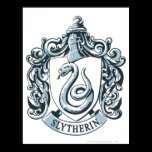 Bleu de crête de Slytherin posters