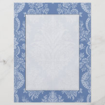 Bleu de dentelle élégant prospectus avec motif