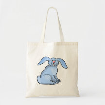 Bleu de lapin sac fourre-tout