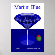 Bleu de Martini (copie) Posters