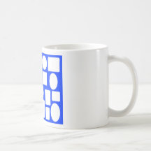 Bleu de paysage de cadre de tableau le MUSÉE Zazzl Tasse À Café