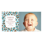 Bleu de poster de animal - tout Merci d'occasion Cartes Avec Photo