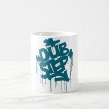 Bleu de récif de Dubstep FatCap Tasse