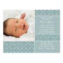 Bleu d'Encaustic • Carte postale d'invitation de b