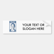 Bleu d'Obama de propagande Autocollants Pour Voiture