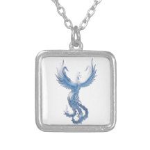 bleu dragon gepersonaliseerde ketting