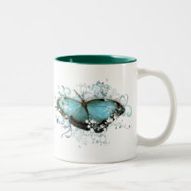 Bleu enchanté tasses à café