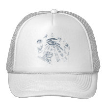 Bleu maçonnique d'imaginaire de casquette