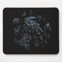 Bleu maçonnique d'imaginaire de Mousepad Tapis De Souris