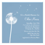 Bleu meilleurs voeux ! Invitation nuptiale de douc