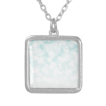 Bleu rêveur collier personnalisé