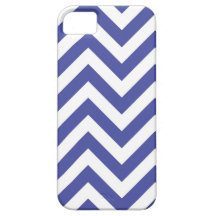 Bleu royal Chevron Coques iPhone 5 Case-Mate