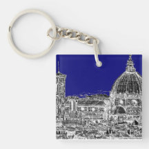 Bleu royal de Florence Porte-clés
