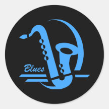 Bleus bleus de saxo adhésifs