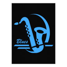 bleus cartons d'invitation