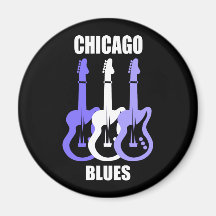 Bleus de Chicago Magnets Pour Réfrigérateur