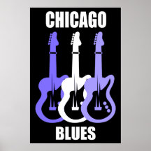 Bleus de Chicago Poster