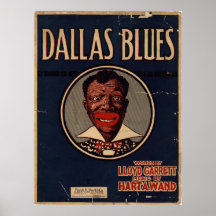 Bleus de Dallas Posters
