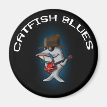 Bleus de poisson-chat aimant