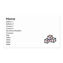 blocs cartes de visite personnelles