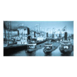 Blocus des bateaux, chambre. Saint Marie Cartes De Vœux Avec Photo