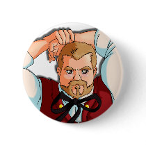 blond bear badges publicitaires