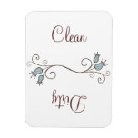 Blue Tulip Dishwasher Clean - Dirty Magnets