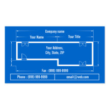 blueprint cartes de visite personnelles