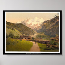 Blümlisalp, Bernese Oberland, Suisse Affiche