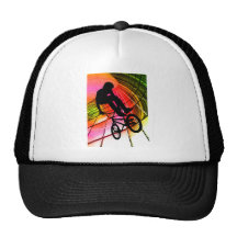 BMX dans les lignes et les cercles Casquette