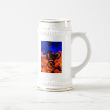 BMX en cristaux et foudre légers Mugs À Café