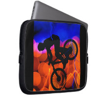 BMX en cristaux et foudre légers Housses Pour Ordinateur Portable