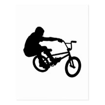 BMX Rider_3 Cartes Postales