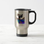BMX sur la route d'arc-en-ciel Tasses