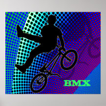 BMX sur le chapiteau de film de fractale Affiche