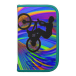 BMX sur une route d'arc-en-ciel Organiseur