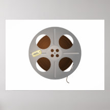 Bobine de pellicule cinématographique affiches