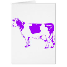 Boeuf de MOO Taureau de cheptels bovins de silhoue Cartes