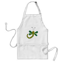 Boguets de jardin · Libellule verte Tabliers