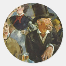 Boire de bière - Edouard Manet Adhésif